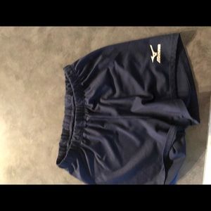 Mizuno women’s volleyball shorts medium blue